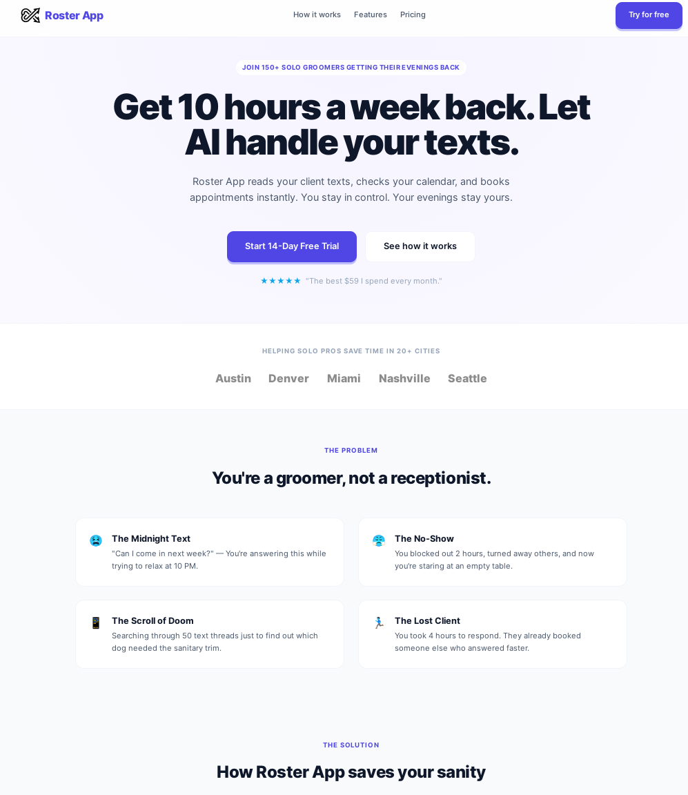 UseRoster Screenshot